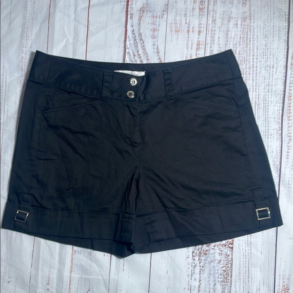 White House Black Market High Waist Black Shorts